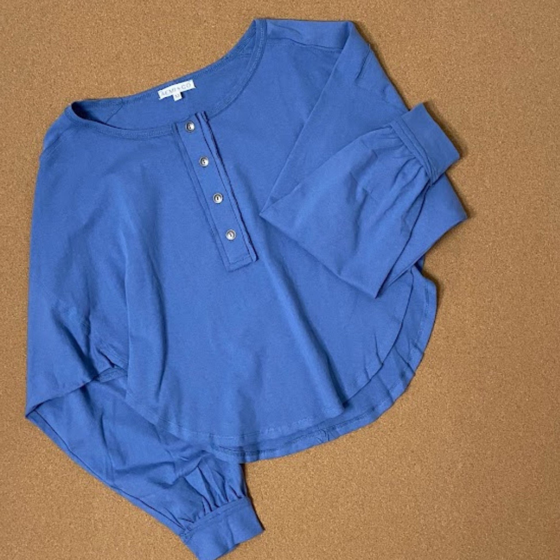 Shirts & Tops - The Autumn Top (Available In Natural & Steel Blue)