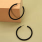 Earrings - Matte Bubble Hoop Earring