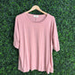 Shirts & Tops - Casual Pink Tee (Small)