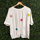 Shirts & Tops - Smiley Face Sequin Top