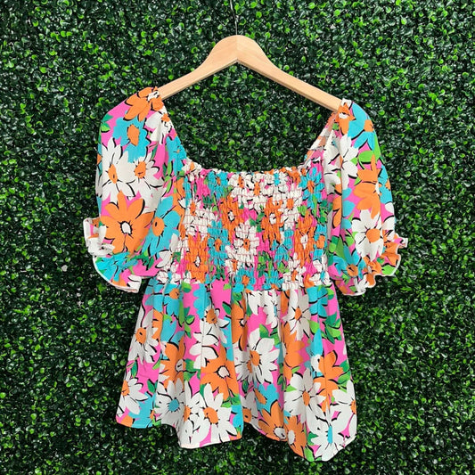 Shirts & Tops - The Laurel Floral Top