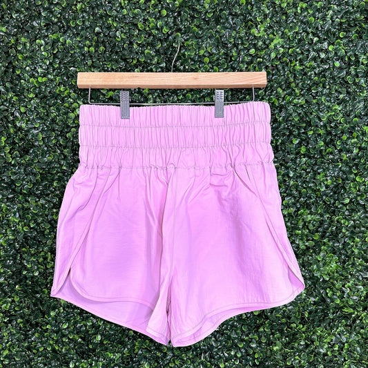 Windbreaker Smocked Waistband Shorts