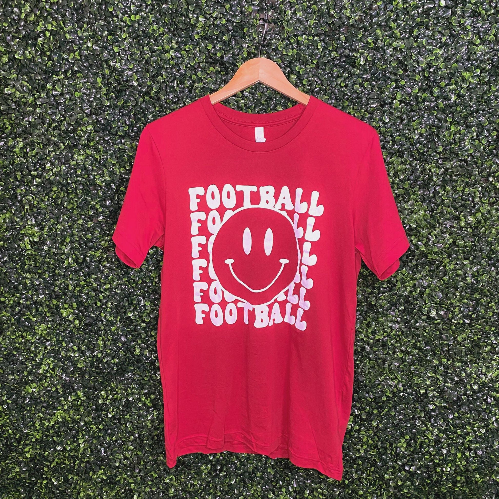 Shirts & Tops - Football Smiley Face Tee