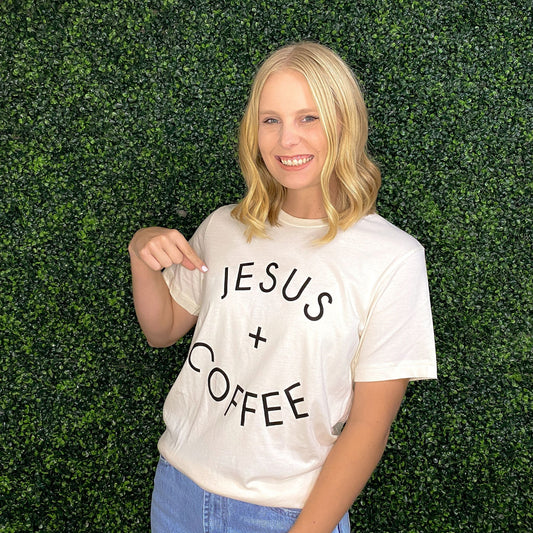 Shirts & Tops - Jesus + Coffee Tee